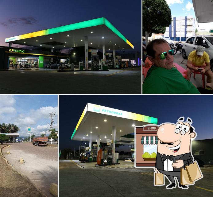 O exterior do Posto Petrobras