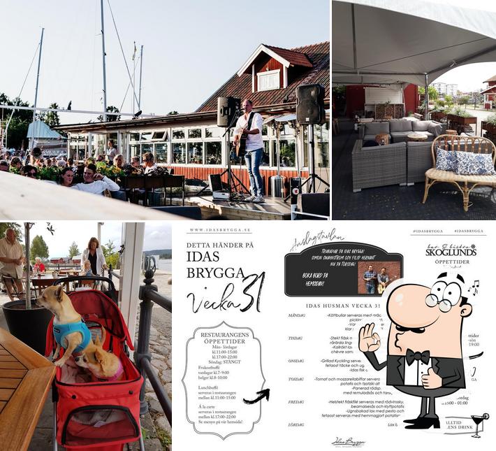 Idas Brygga restaurant, Restaurant menu and reviews