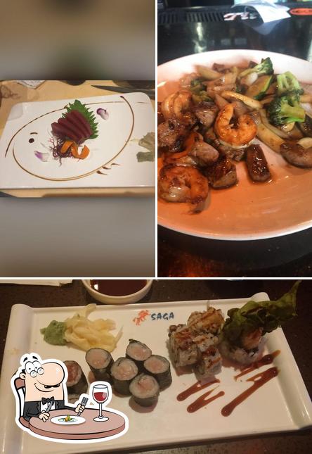 Еда в "Saga Hibachi Steakhouse & Sushi"