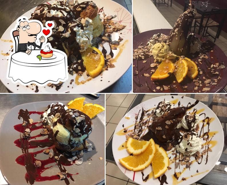 Restaurant le caduc propose une éventail de desserts