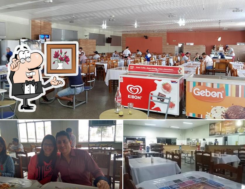 O interior do Churrascaria Carretão