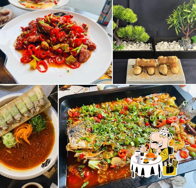 Cibo al Ristorante Cinese Sui