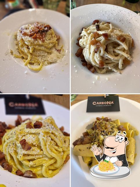 Spaghetti alla carbonara al Carbonà Osteria Romana