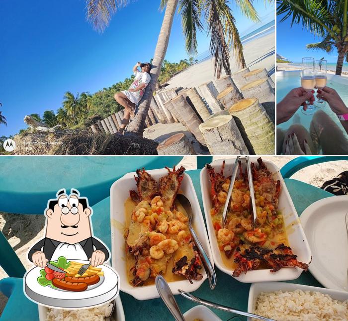 Comida em Corais Beach Club