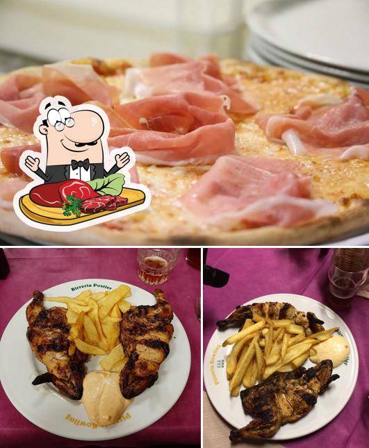 Pick meat dishes at Ristorante Pizzeria Postier