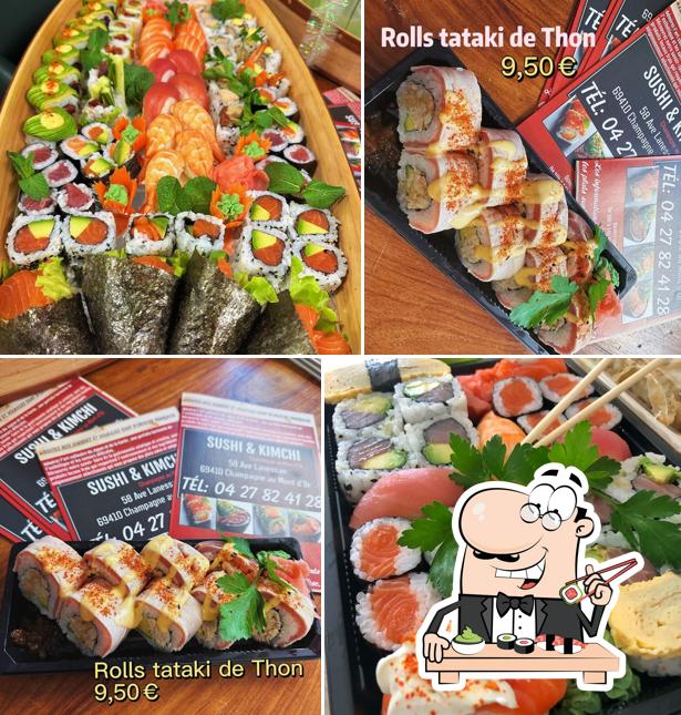 Essayez différentes options de sushi