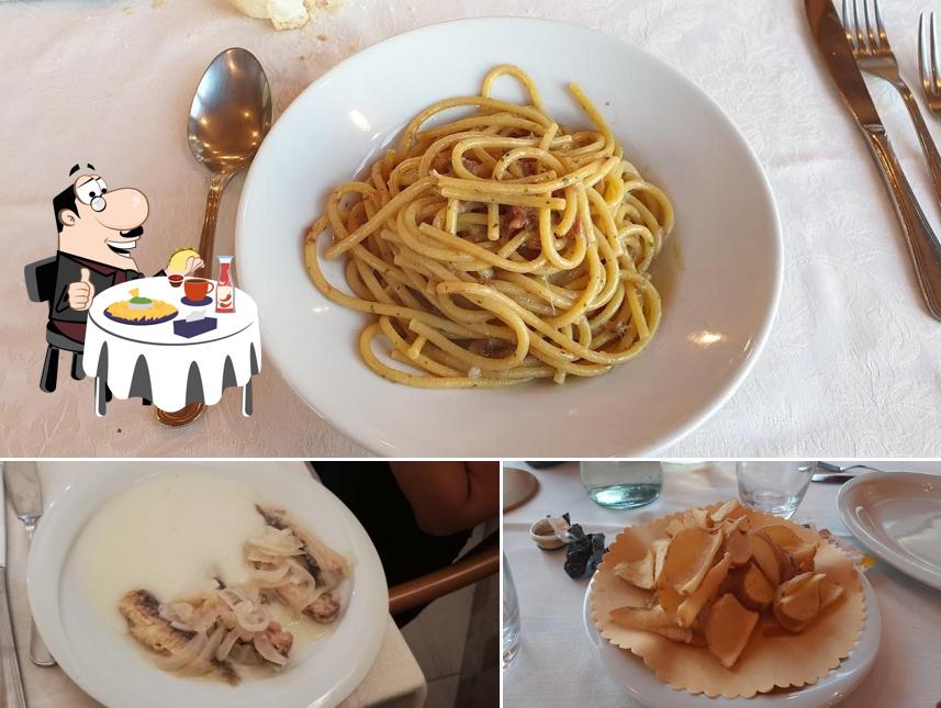 Piatto di formaggi al Trattoria da Momolo