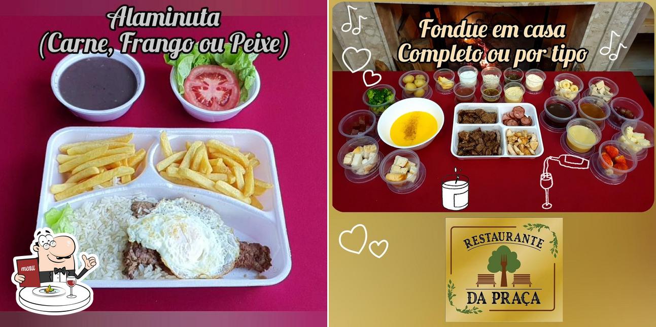 Comida em Restaurante da Praça - Buffet no Almoço e Fondue no Inverno no jantar