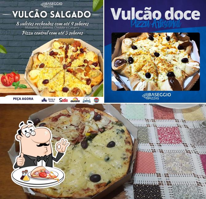 Peça diferentes estilos de pizza