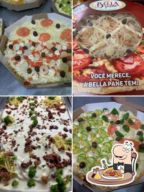 Escolha pizza no Bella Pane Pães e Confeitaria