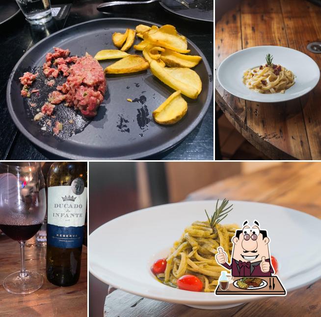 Tartare de carne em Cavi Empório e Bistrô