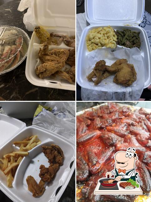 Pick meat dishes at Big G's Chicken Shack