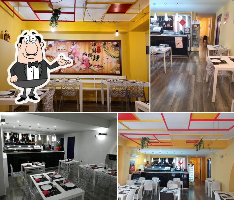 Gli interni di Fu Lu Ristorante Cinese-giapponese