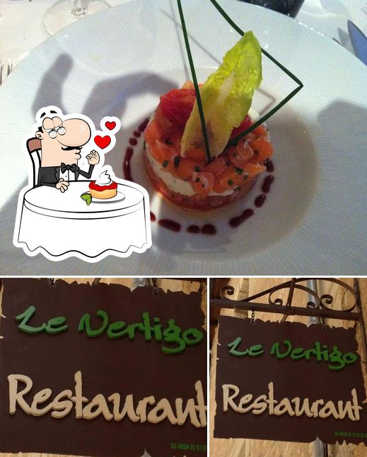 Le Vertigo provides a range of desserts