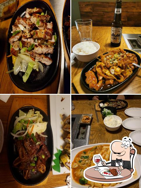 Order meat dishes at Galbi Korean BBQ