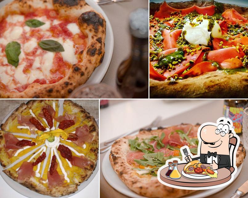 A D'Elite Pizza & Burger, puoi provare una bella pizza