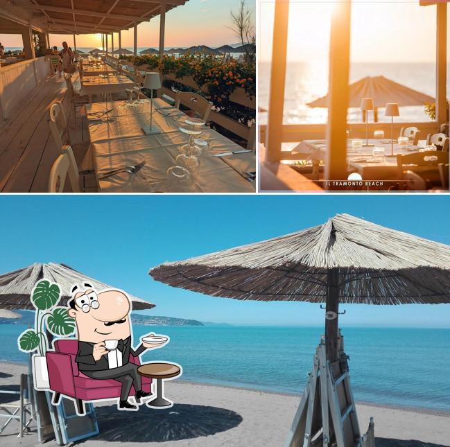 Gli interni di Tramonto Beach