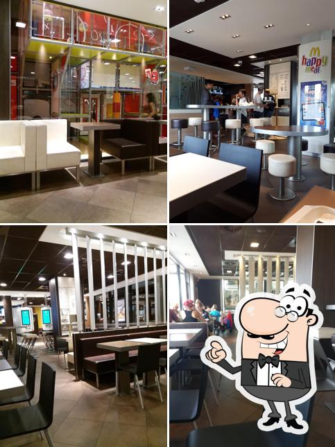 L'intérieur de McDonald's