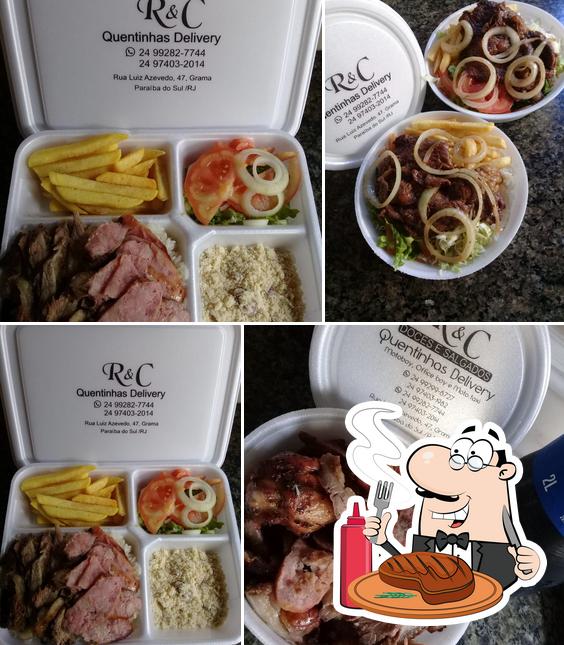 R&C Restaurante e Delivery oferece pratos de carne