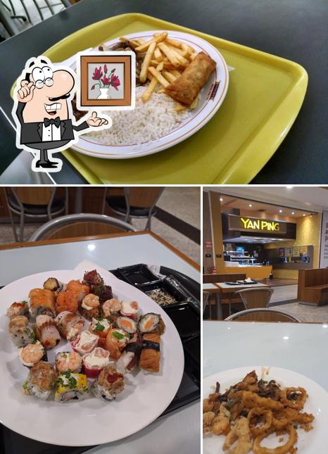 A foto do Yan Ping’s interior e comida