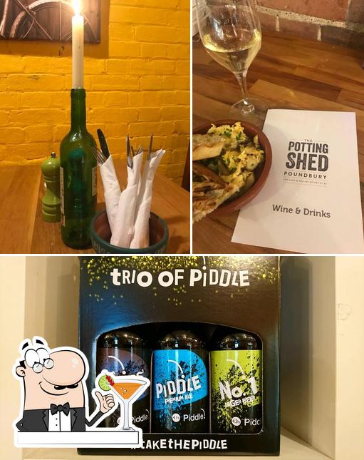 The Potting Shed, Poundbury Farm Way in Dorchester Restaurant menu