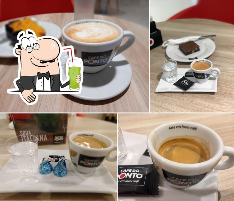 Desfrute de uma bebida no Café do Ponto - Shopping Ibirapuera