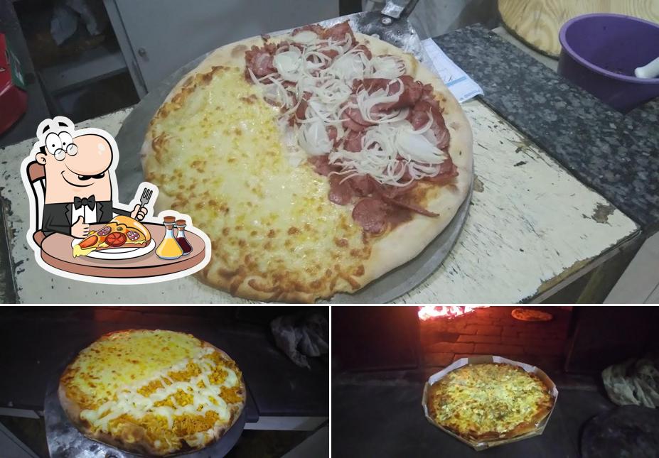 Peça diversos estilos de pizza