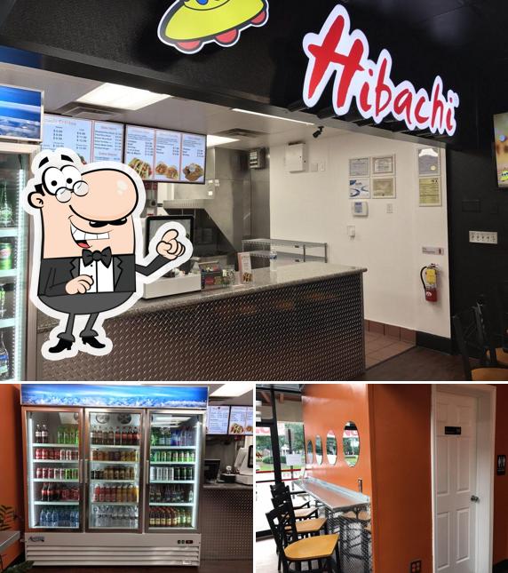 Check out how UFO Hibachi Express looks inside