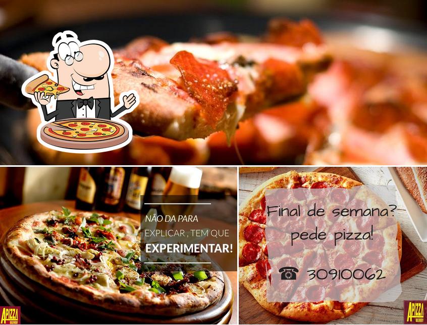 Escolha pizza no apizzadeliviry