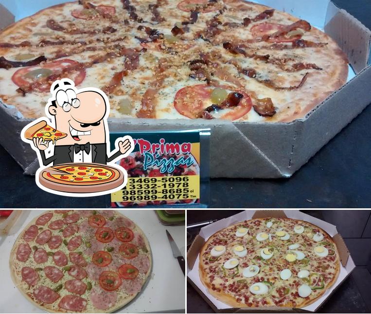 No D'Prima Pizzaria, você pode provar pizza