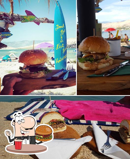 Prova un hamburger a Beach Bar & Fast Food Mađarica