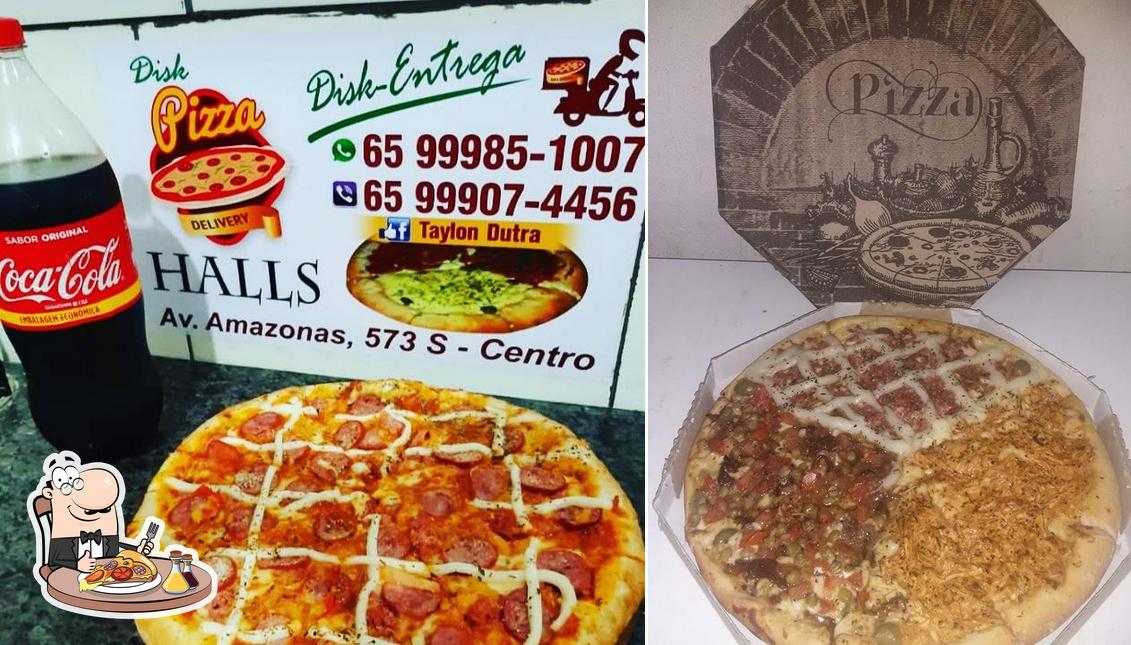 Experimente pizza no DISK PIZZA HALLS