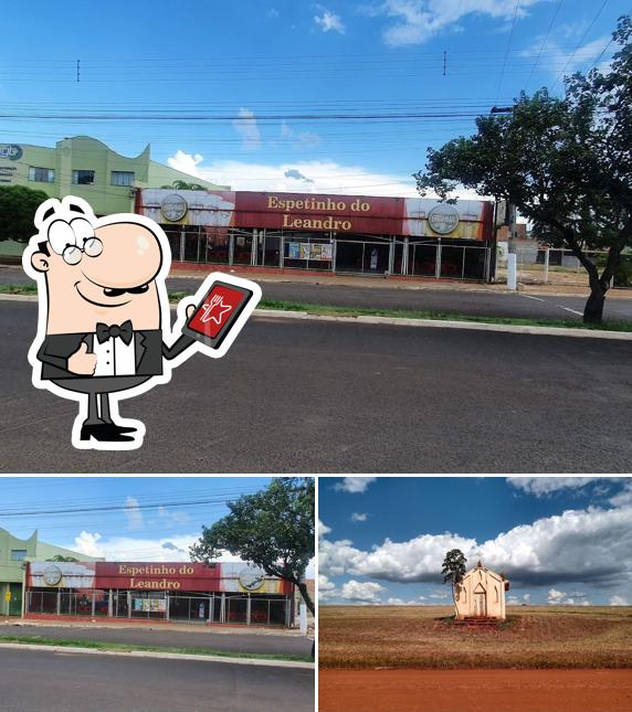 O exterior do Espetinho do Leandro