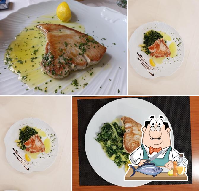 Salmone grigliato al Lungo mare