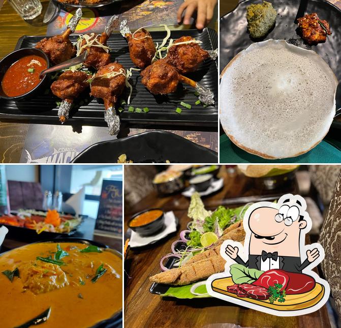 Try out meat dishes at COASTAL MACHALI CO