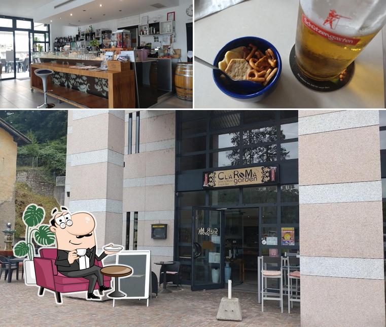 Tra le diverse cose da Cla Roma Garden si possono trovare la interni e cibo