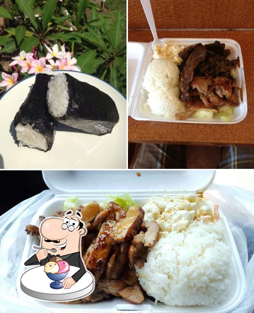 Wikiwiki Hawaiian BBQ serves a selection of desserts