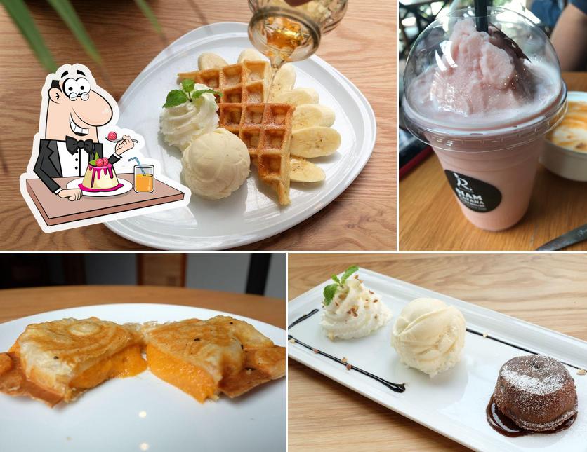 Siamratana Bakehouse offers a variety of sweet dishes