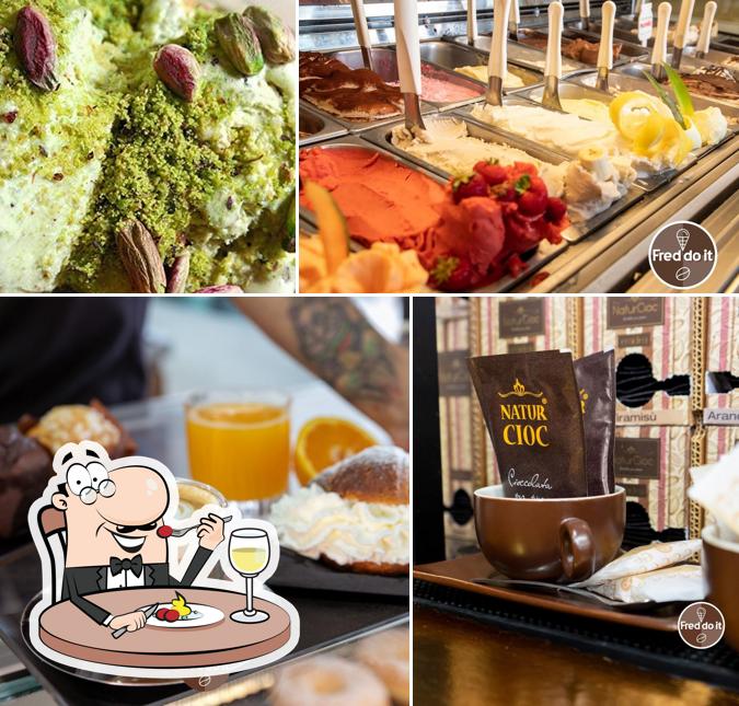 Il Gelato di Creck si caratterizza per la cibo e bevanda