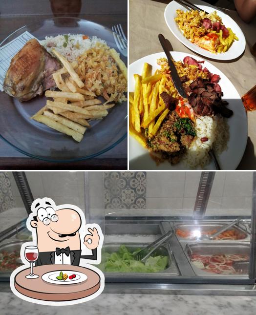 Food at Hotel e Restaurante Santinha