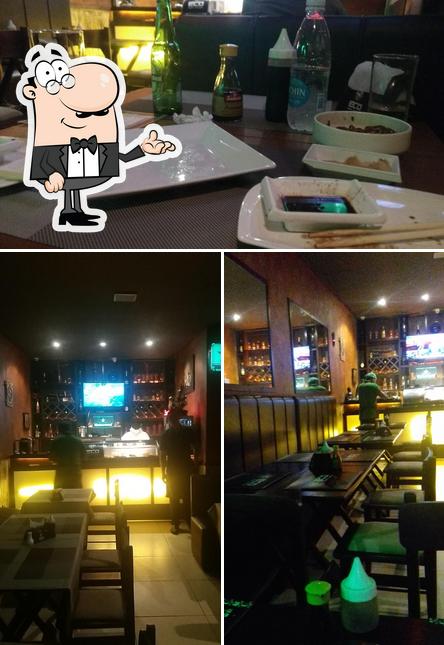 O interior do Eco Sushi