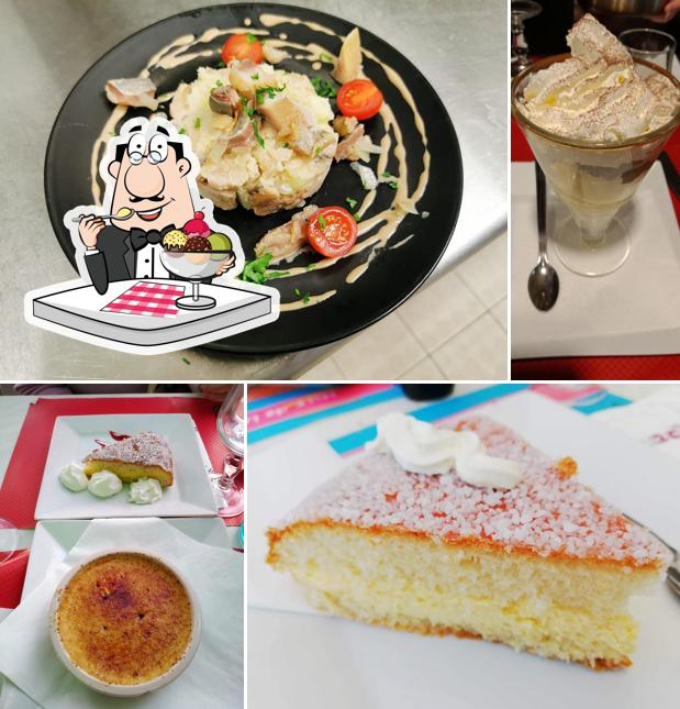 O Ptit Parisien - Pizza Brasserie Café Snacks Bar à Jeux Halal propose une variété de desserts