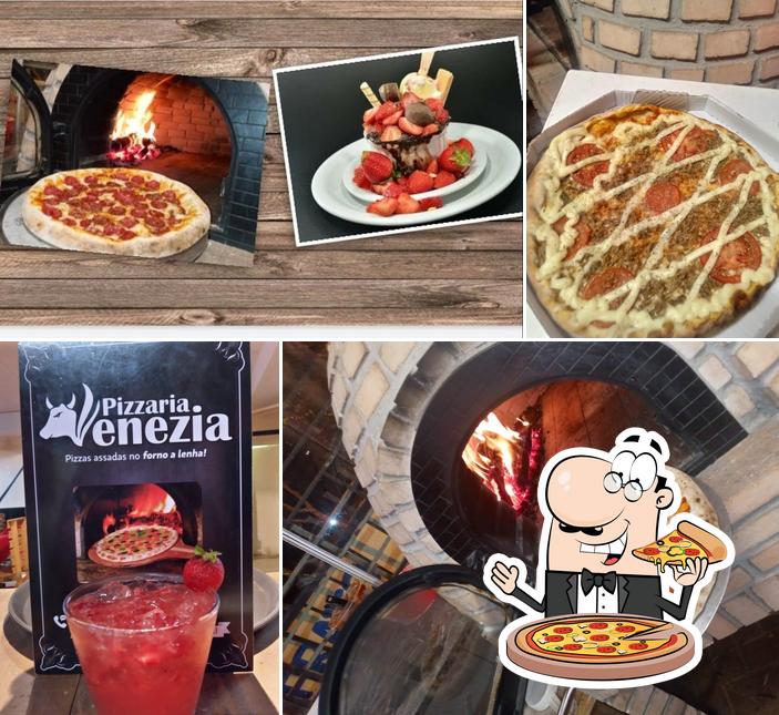 Experimente pizza no Pizzaria Venezia