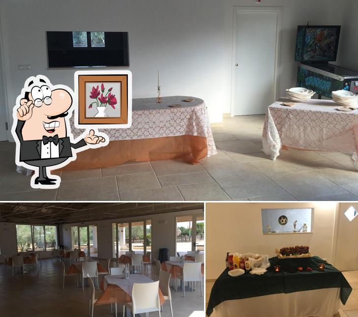 Gli interni di Tenuta De Lucci