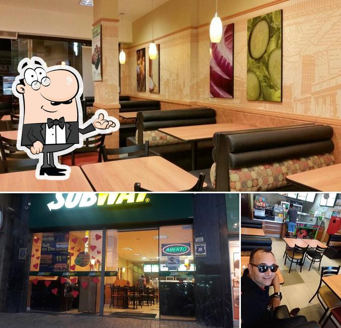 Veja imagens do interior do Subway