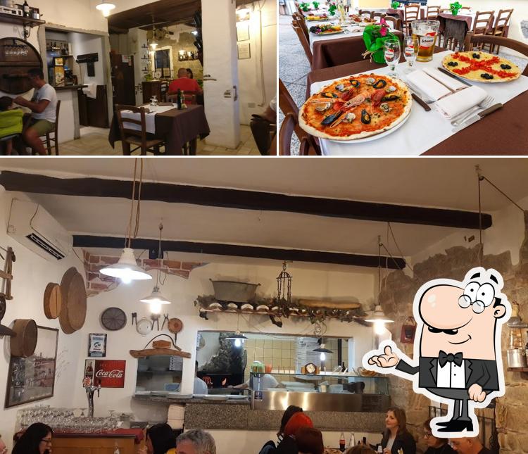 Gli interni di Sa Buttega Ristorante Pizzeria