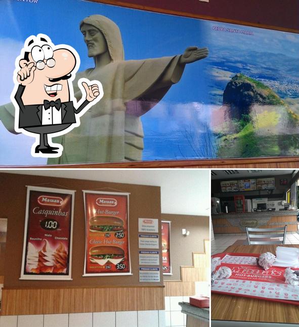 Veja imagens do interior do Maua's Hot Burgers