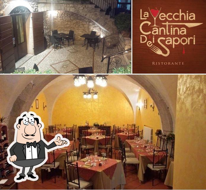 Gli interni di La vecchia cantina dei sapori