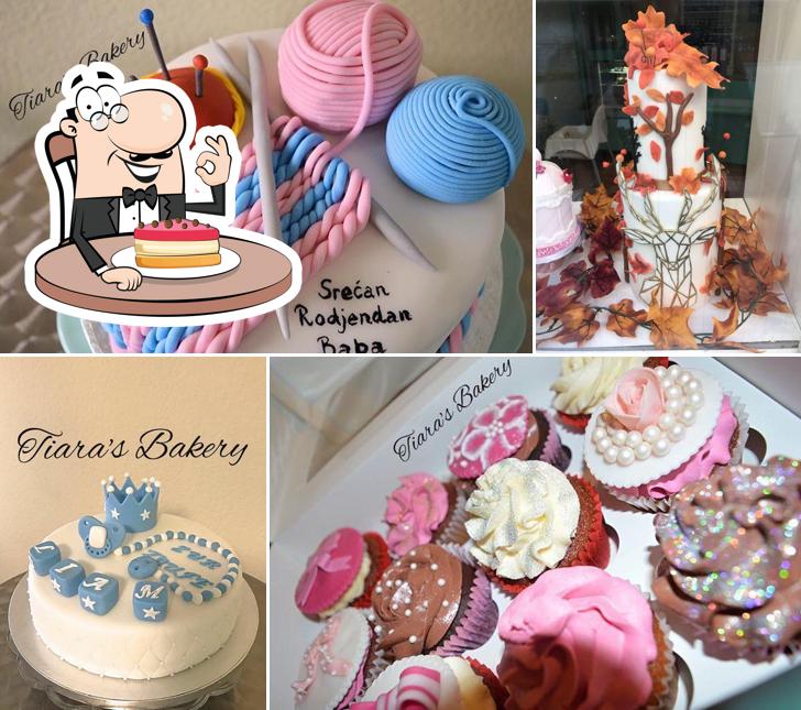 See this picture of Tiaras Bakery