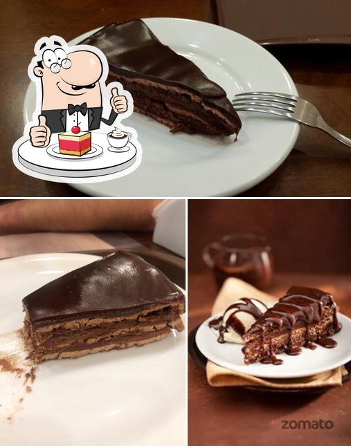 O Melhor Bolo de Chocolate Do Mundo oferece uma escolha de pratos doces